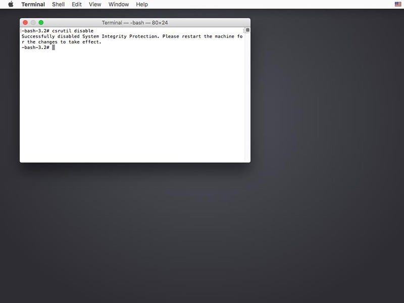 disable sip on mac