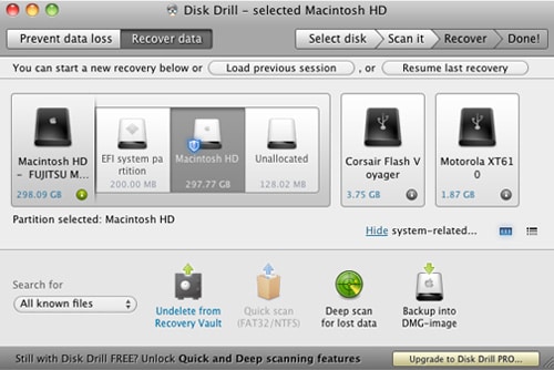 Disk Drill f&uumlr Mac