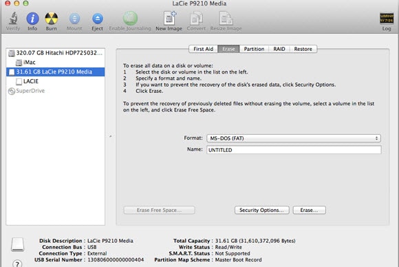 How to format a hard drive for macbook pro