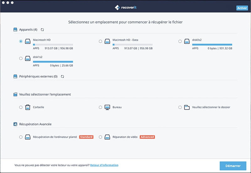 ouvrir le programme