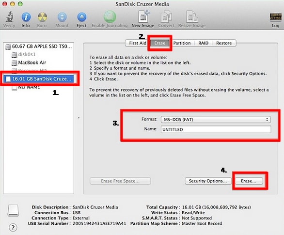 format external hard drive mac