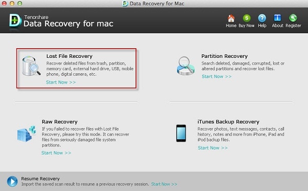 Tenorshare Any Data Recovery pour Mac