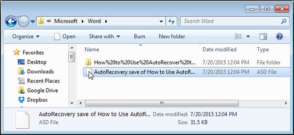 recover a word document saved over word for mac 2011