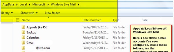 windows live mail keeps ing old emails