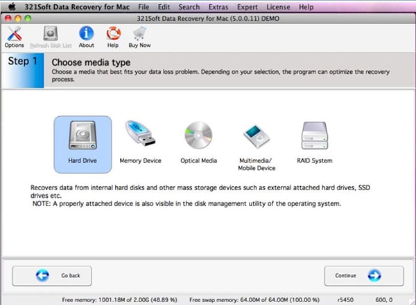 321 Soft Data Recovery pour Mac