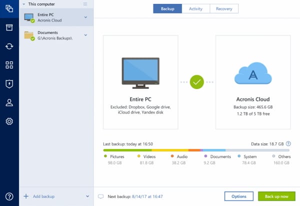 Acronis True Image 2018