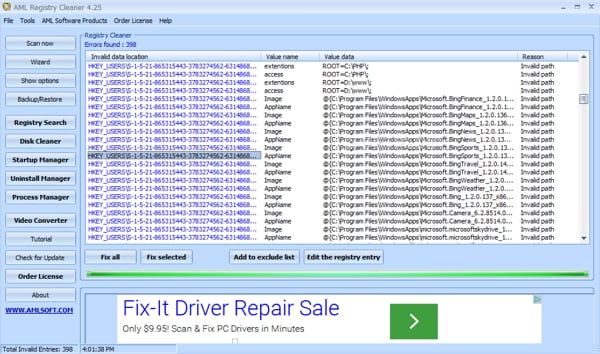 AML Registry Cleaner