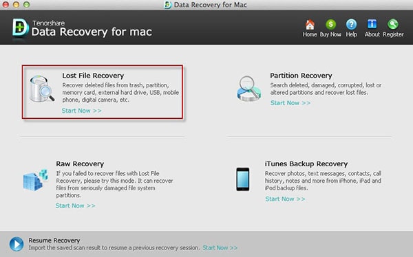 Any Data Recovery pour Mac