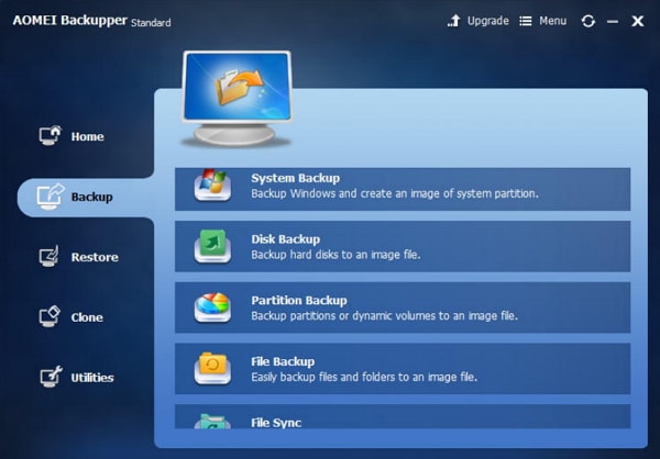 AOMEI Backupper Standard