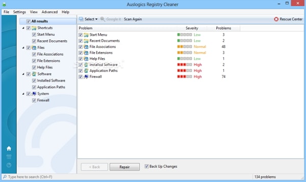 Auslogics Registry Cleaner