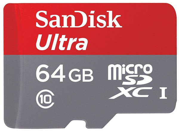 SanDisk Ultra 64GB microSDHC Class 10 UHS-I 