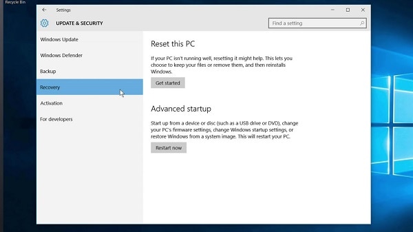 fix can't enter bios on win 10