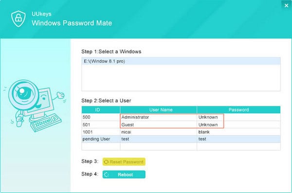 crack administrator password on windows 7