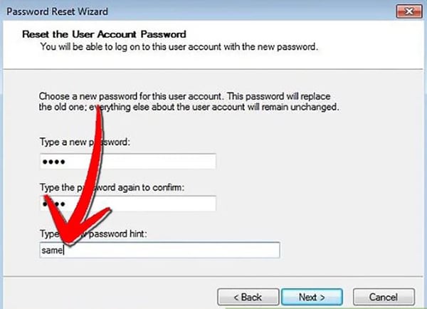 crack administrator password