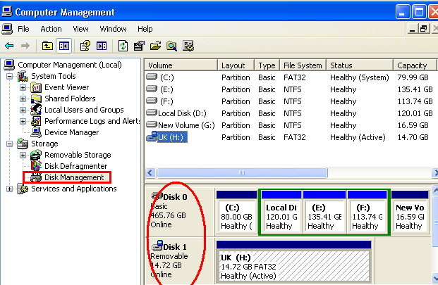 create partition