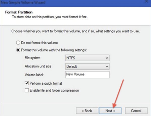 create partition on windows 10