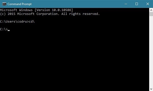 delete windows update files using Command Prompt