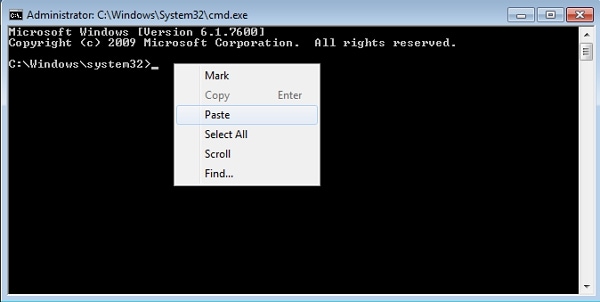 delete windows update files using Command Prompt