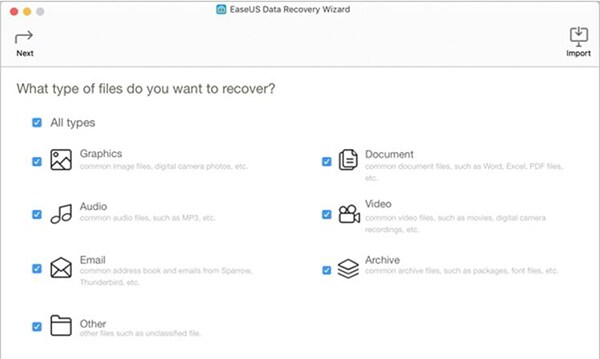 easeus data recovery wizard für mac