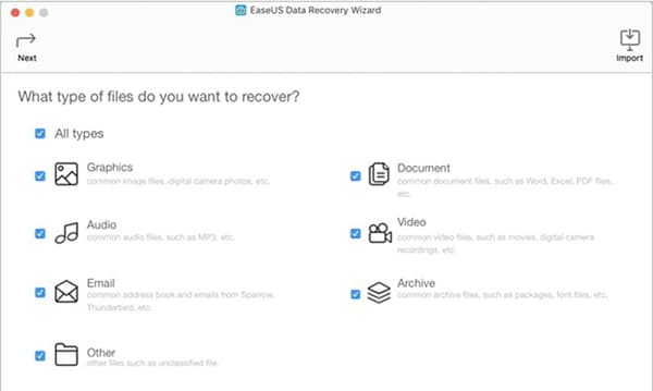 EaseUS Data Recovery Wizard for Mac