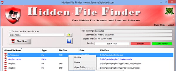 Hidden File Detector