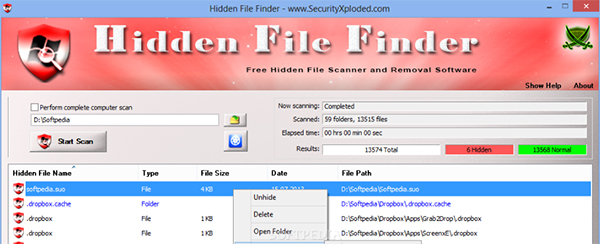 Hidden File Detector