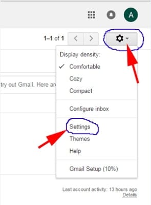 how to recover a sent mail in gmail