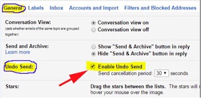 how to recover a sent mail in gmail