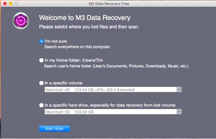 m3 free Mac data recovery