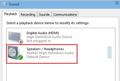 no sound through headphone error fixed