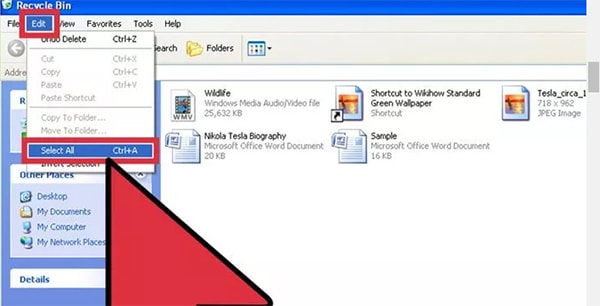 recover deleted files from windows xp