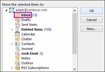 restore deleted photos in outlook