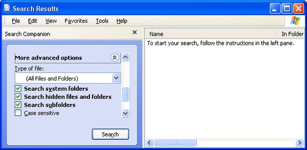 enter the title of word file for searching