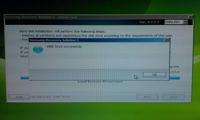 access samsung recovery partition