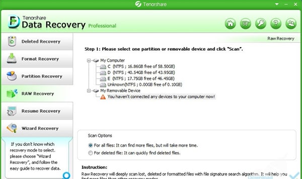 Tenorshare Any data recovery for Mac