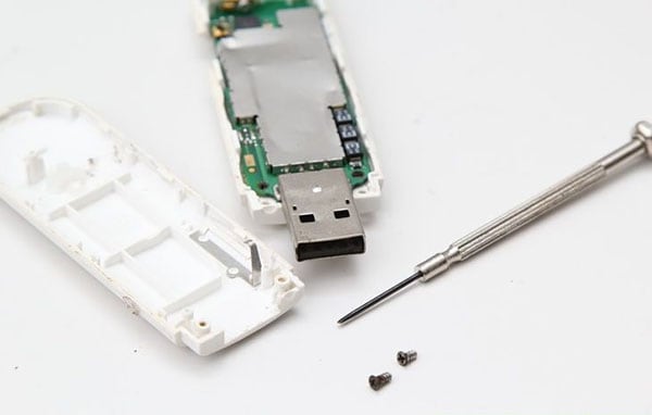 Physically repair thumb drive