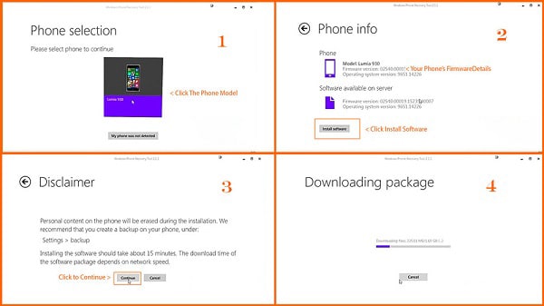 How To Use Windows Phone Recovery Tool