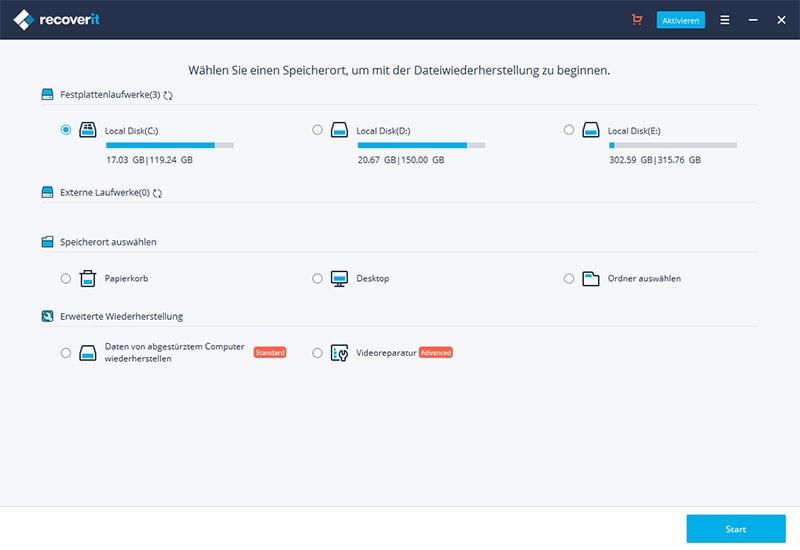 Iomega externe Festplatte Mac