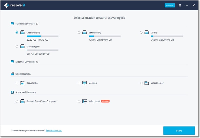 launch partition recovery software