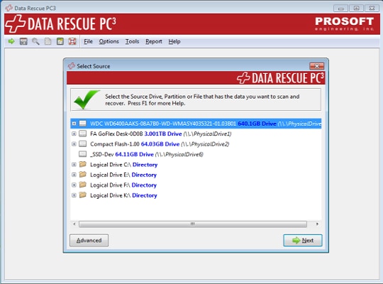 Data Rescue PC3