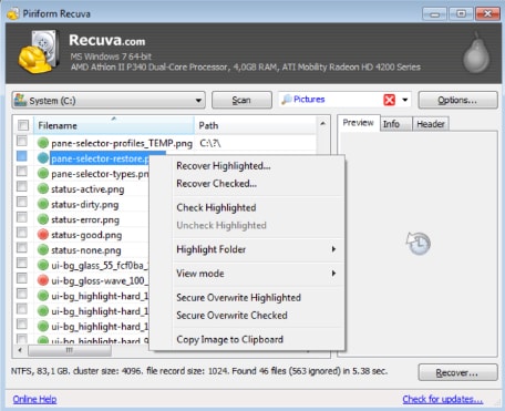 Free hard deals drive recovery software