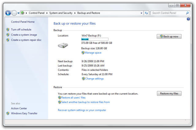 windows backup recovery