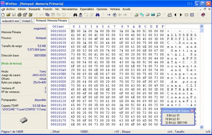 Memorinha, Software