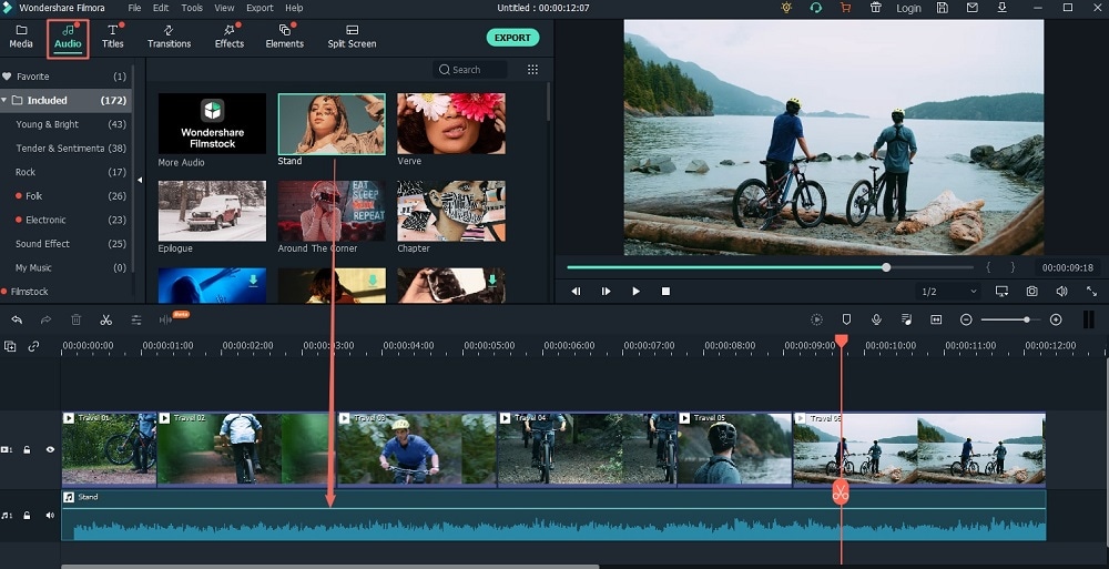 launch Filmora Video Editor for windows