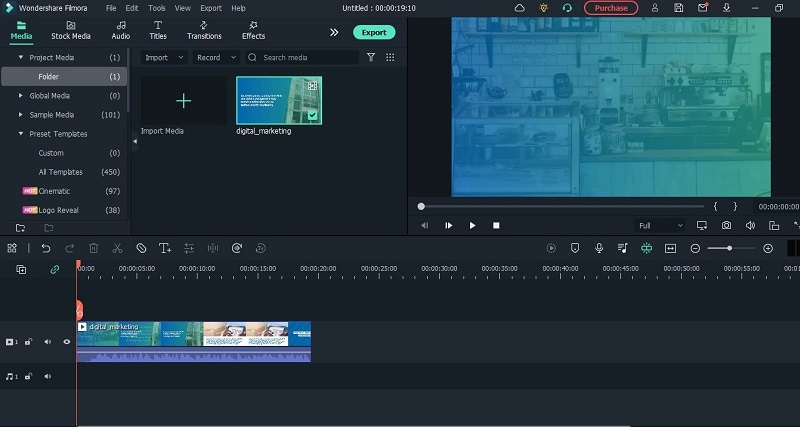 add clip to timeline in filmora