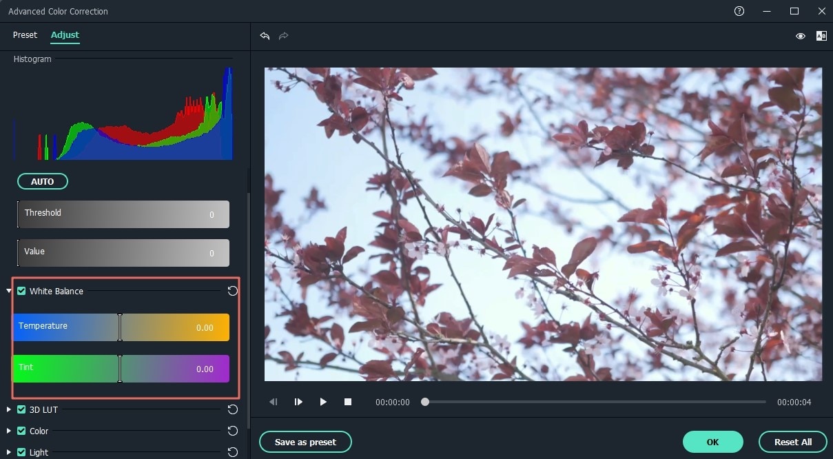 video color editor