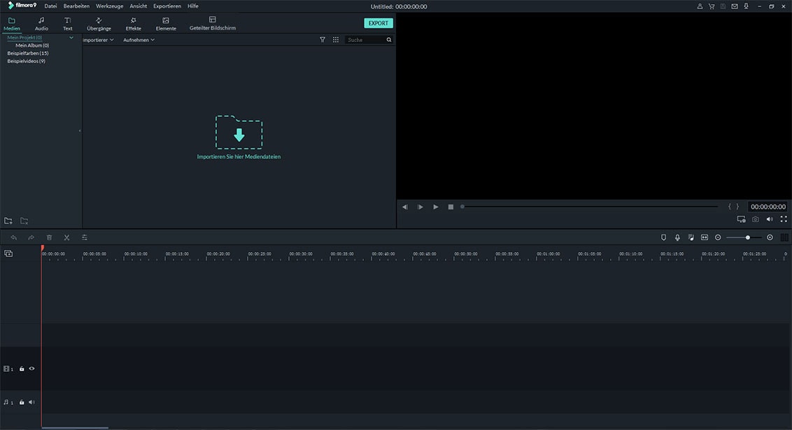 zeitlupen video-editor starten