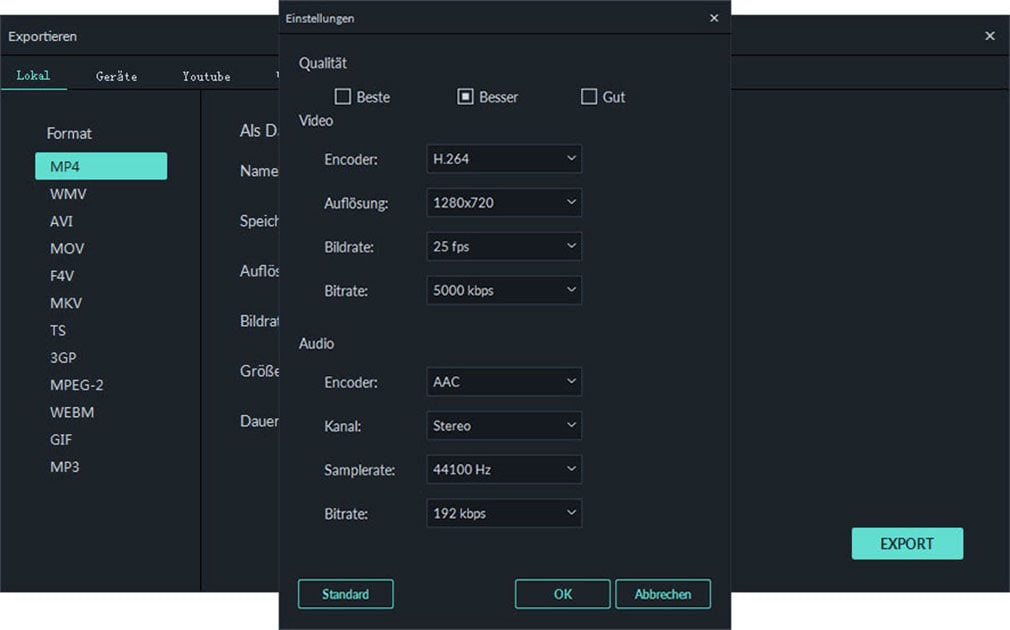 vimeo compression settings