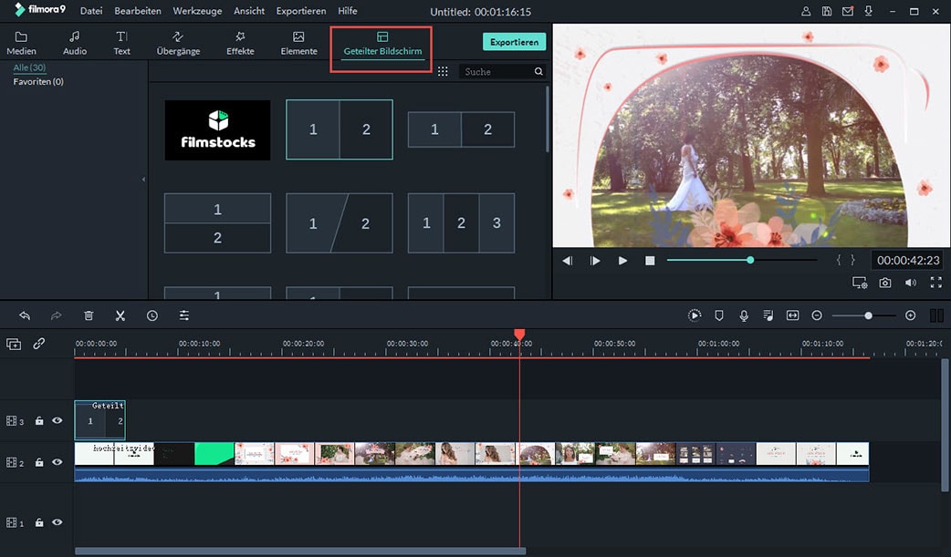 split screen video editor