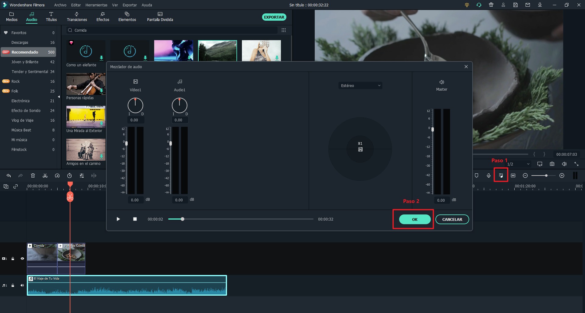 mezclar archivos de audio con software de mezclar música
